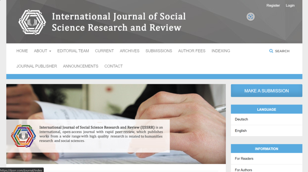 journal of educational research and social sciences review